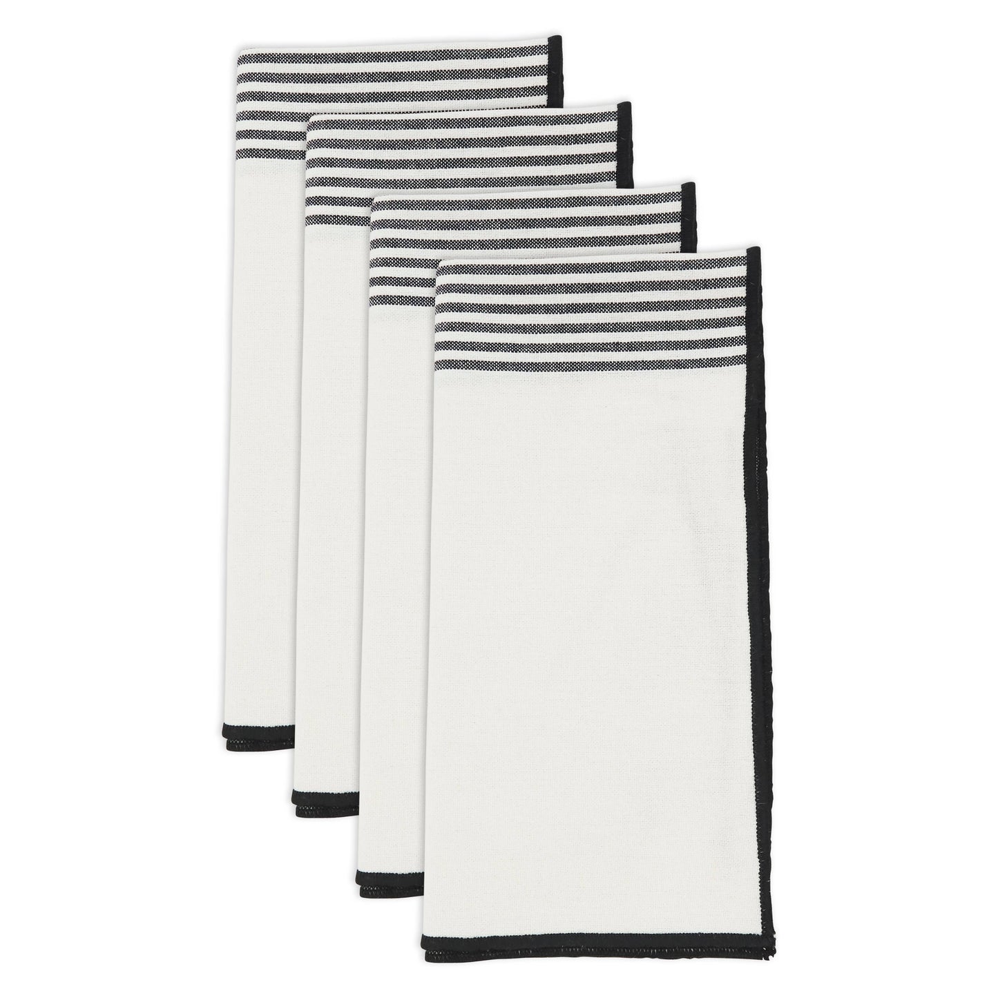 Classic Elegance Striped Napkin Set of 4