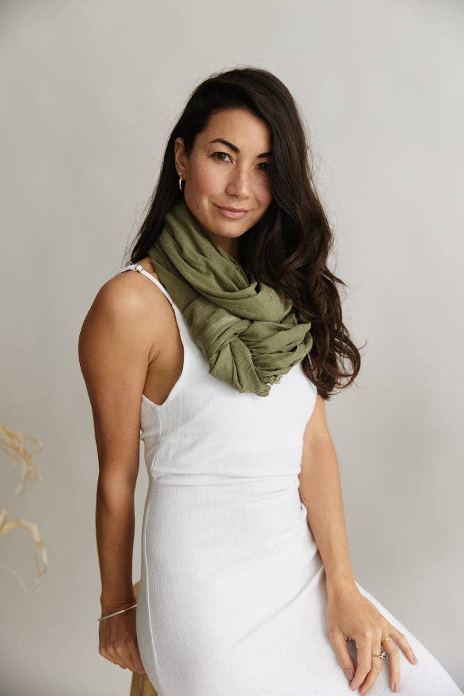 Scarf ~ French Riviera ~ Khaki