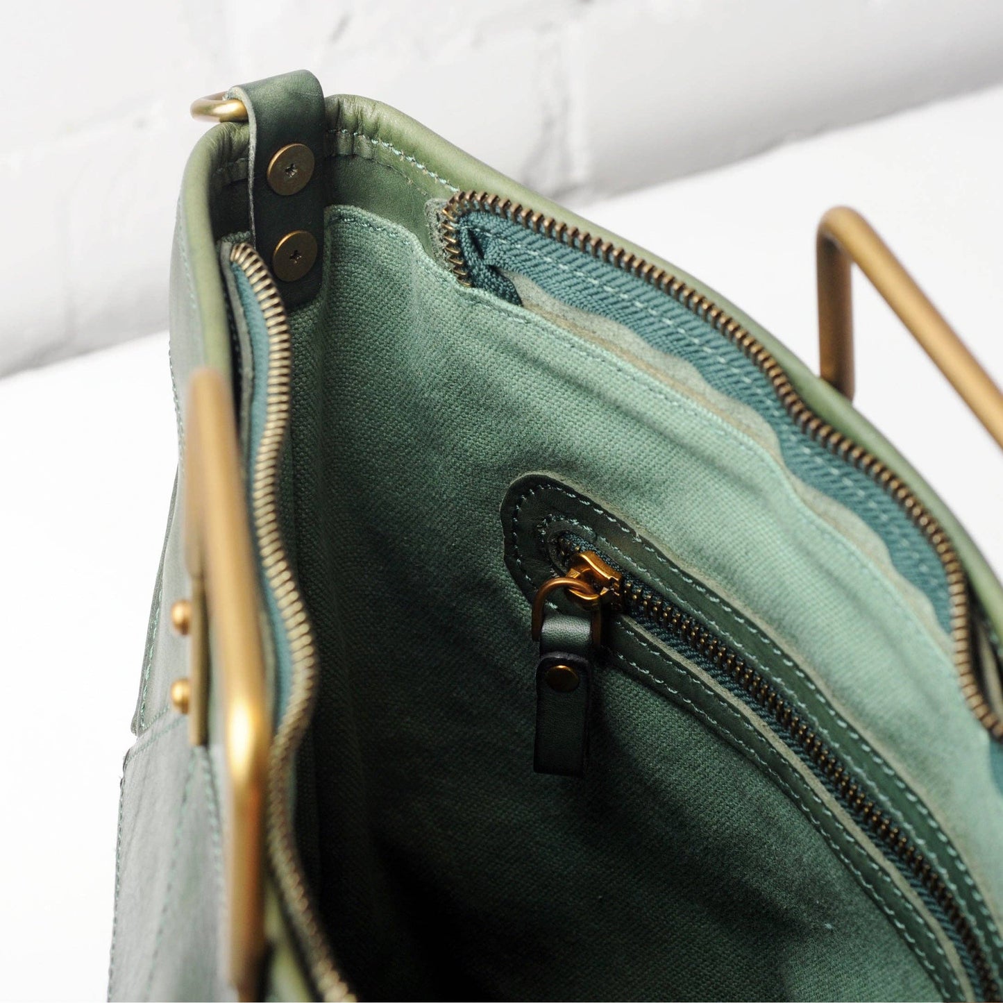 Origami Large Tote - Hunter Green