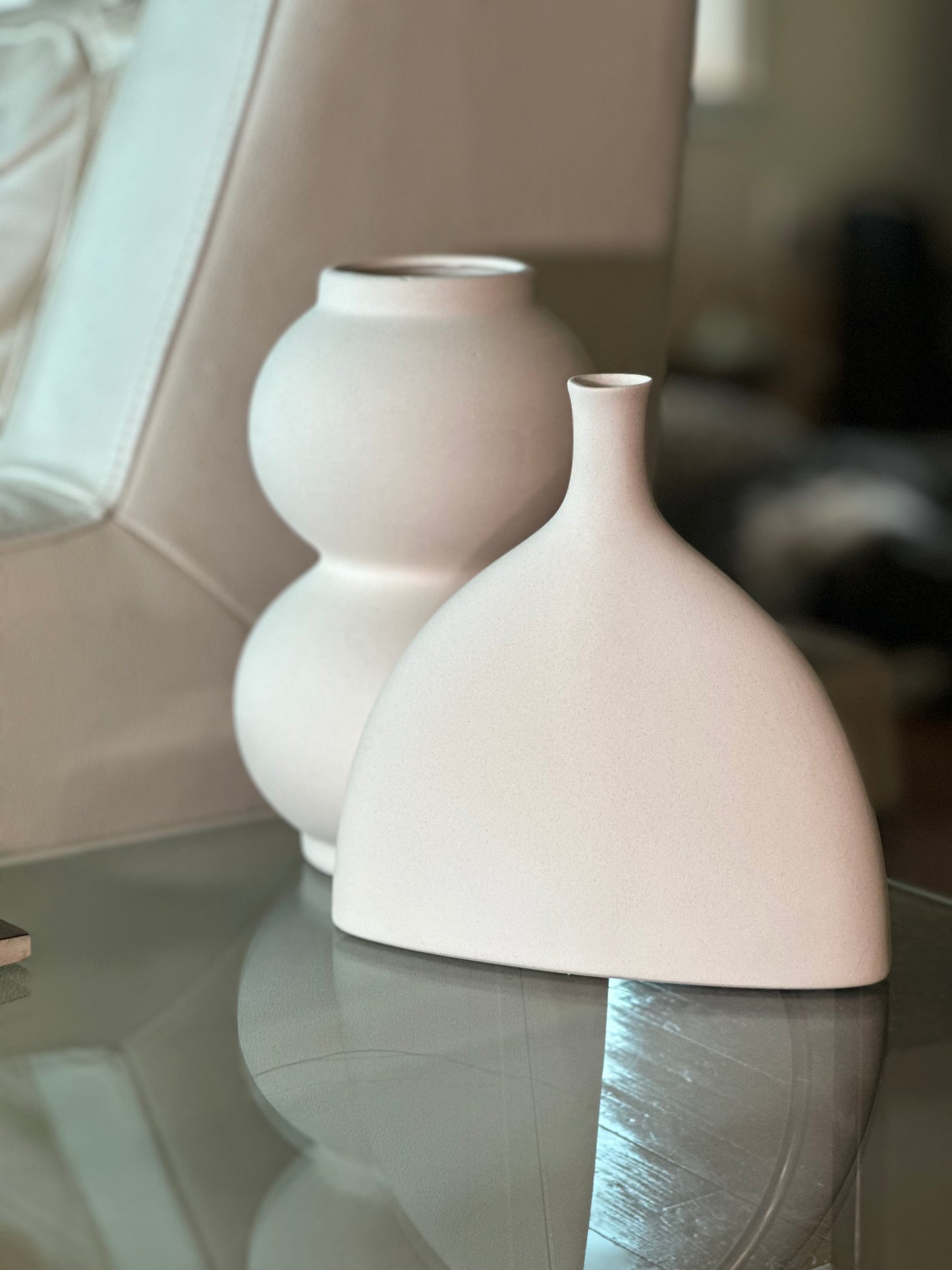 Modern Simple Ceramic Art Vase Dried Flowers  Contemporary Bottle