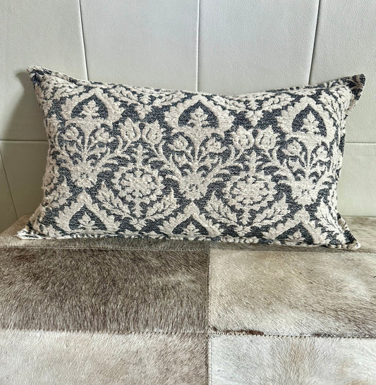 Handmade Embroidered Accent Pillow