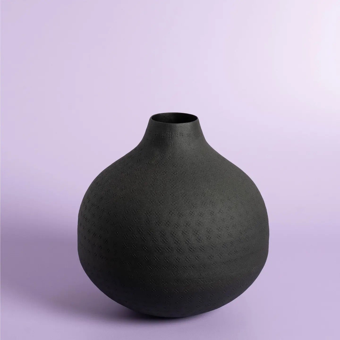 Textured Vase Large Round