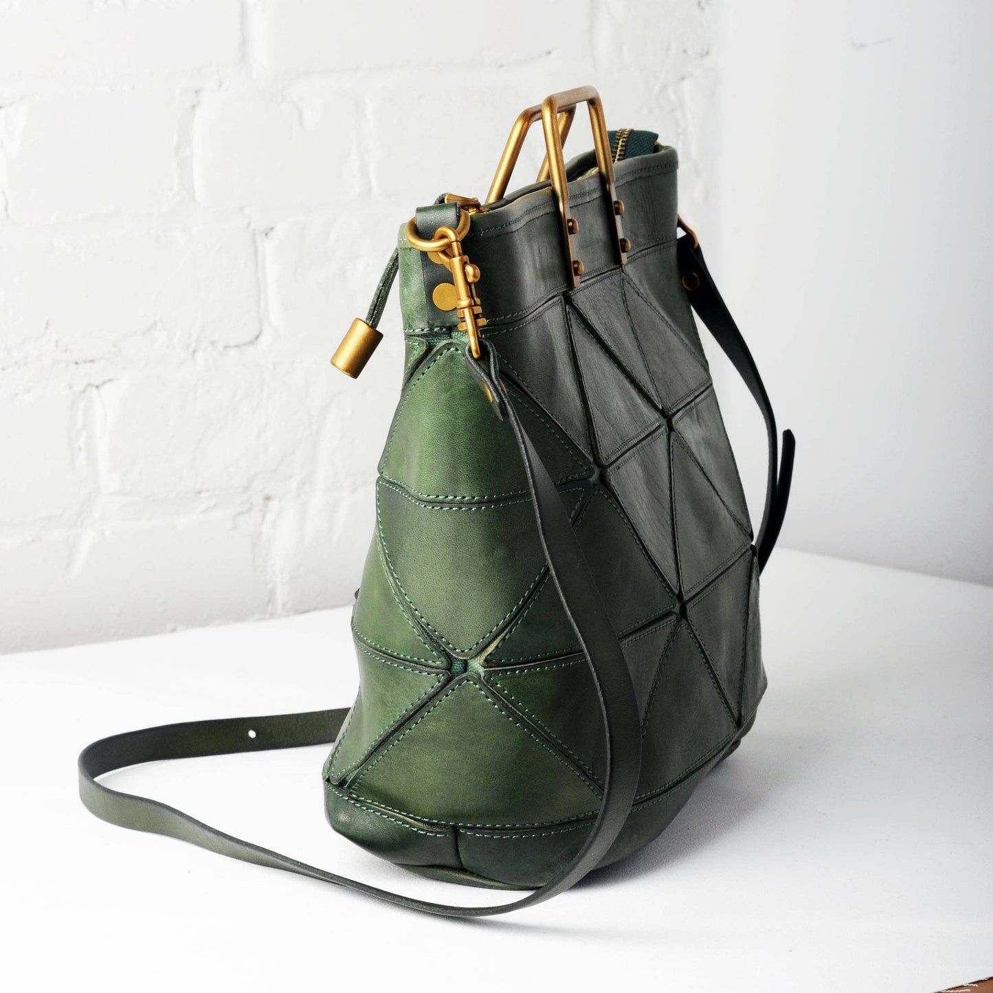 Origami Large Tote - Hunter Green