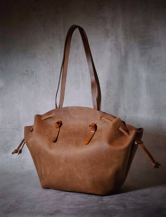 Womens Leather Handbag Shoulder bag Shopping tote top-handle